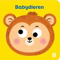 Kartonboek met wiebeloogjes 1 -   Babydieren