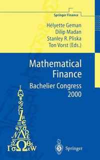 Mathematical Finance - Bachelier Congress 2000