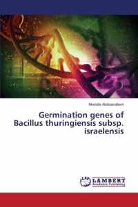 Germination genes of Bacillus thuringiensis subsp. israelensis