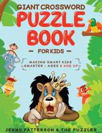 Giant Crossword Puzzle Book for Kids