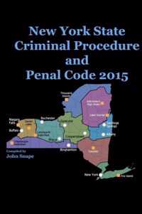 New York State Criminal Procedure and Penal Code 2015