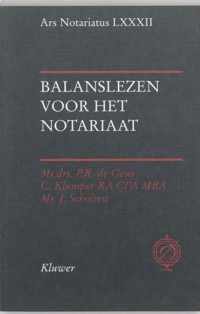 Ars notariatus - Balanslezen voor het notariaat
