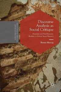 Discourse Analysis as Social Critique