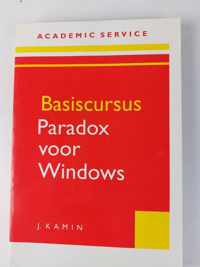 BASISCURSUS PARADOX VOOR WINDOWS