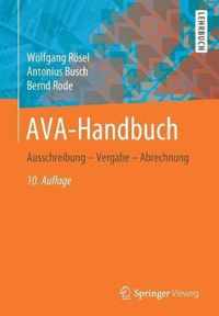 Ava-Handbuch: Ausschreibung - Vergabe - Abrechnung