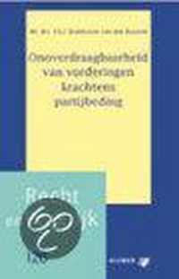 Onoverdraagbaarheid van vorderingen krachtens partijbeding