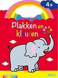 Plakken en kleuren 4 jaar - olifant