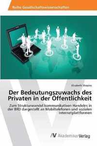 Der Bedeutungszuwachs des Privaten in der OEffentlichkeit