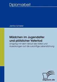 Madchen im Jugendalter und ploetzlicher Vatertod