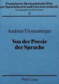 Von Der Poesie Der Sprache