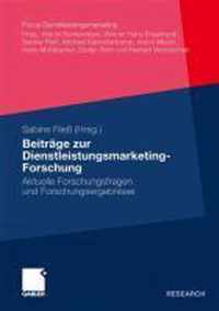 Beitrage Zur Dienstleistungsmarketing-Forschung