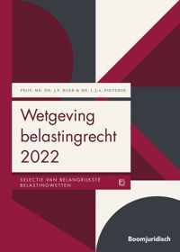 Boom Juridische wettenbundels  -  Wetgeving belastingrecht 2022