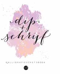 Dip & schrijf kalligrafieschetsboek