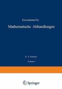 Gesammelte Mathematische Abhandlungen