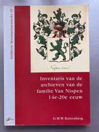Inventaris van de archieven van de families van Nispen, tak Sevenaer en tak Pannerden