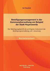 Beteiligungsmanagement in der Kommunalverwaltung am Beispiel der Stadt Hoyerswerda