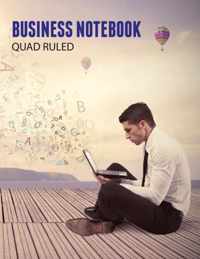 Business Notebook, Quad Ruled