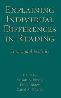 Explaining Individual Differences in Reading