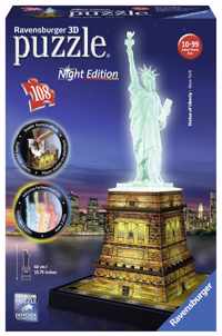 Statue Of Liberty - Night Edition 3D (108 Stukjes)