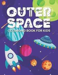 Outer Space Coloring Book For Kids