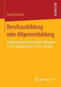 Berufsausbildung Oder Allgemeinbildung