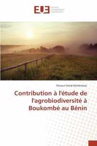 Contribution A l'Etude de l'Agrobiodiversite A Boukombe Au Benin