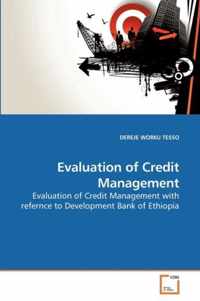 Evaluation of Credit Management