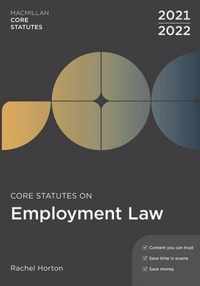 Core Statutes on Employment Law 2021-22