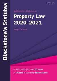 Blackstone's Statutes on Property Law 2020-2021