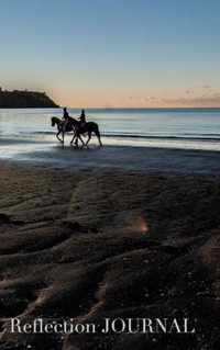 New Zealand beach Reflection blank page Journal