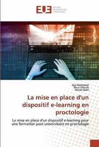 La mise en place d'un dispositif e-learning en proctologie