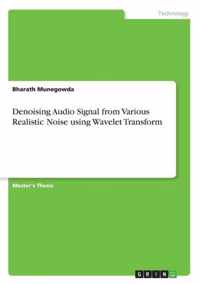Denoising Audio Signal from Various Realistic Noise using Wavelet Transform