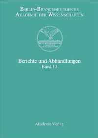 Berichte und Abhandlungen, Band 10