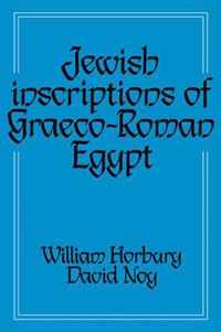 Jewish Inscriptions of Graeco-Roman Egypt