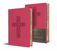 Biblia Catolica en espanol. Simil piel fucsia, tamano compacto / Catholic Bible. Spanish-Language, Leathersoft, Fucsia, Compact