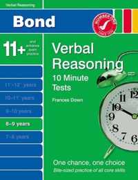 Bond 10 Minute Tests Verbal Reasoning 8-9 Yrs