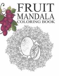 Fruits Mandalas Coloring Book
