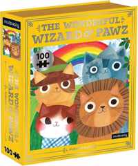 The Wonderful Wizard Of Pawz Bookish Cats Puzzle (100 Piece)
