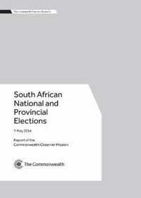 South African National and Provincial Elections, 7 May 2014