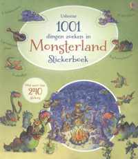 1001 Dingen Zoeken In Monsterland - Stickerboek - Paperback (9781409593911)