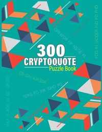 300 Cryptoquote Puzzles Book