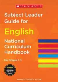 Subject Leader Guide for English - Key Stage 1-3
