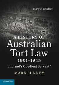 History Of Australian Tort Law 1901