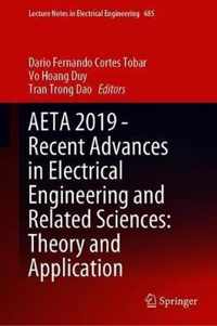 AETA 2019 - Recent Advances in Electrical Engineering and Related Sciences