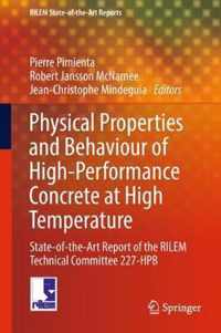 Physical Properties and Behaviour of High Performance Concrete at High Temperatu