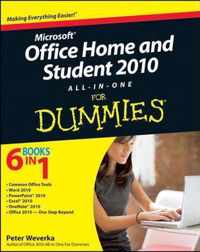 Office Home and Student 2010 All-in-One For Dummies