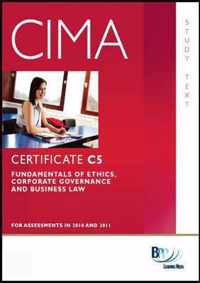 CIMA - C05 Fundamentals of Ethics, Corporate Governance and Business Law