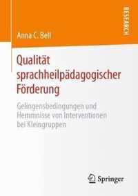 Qualitat Sprachheilpadagogischer Foerderung