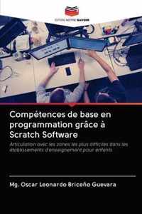 Competences de base en programmation grace a Scratch Software