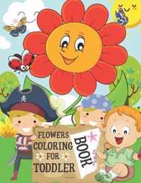 Flowers Coloring Book for Toddlers